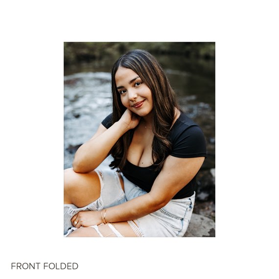 customizable text area, photo placeholder