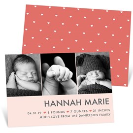 Sweet Hearts - Birth Announcements