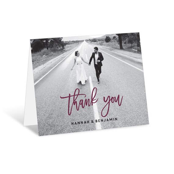 Our Thanks - Wedding Thank You Cards