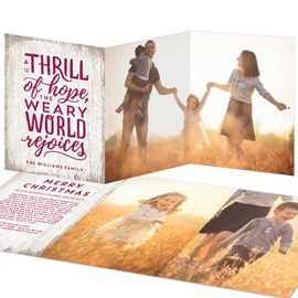 A Thrill of Hope - Christmas Card