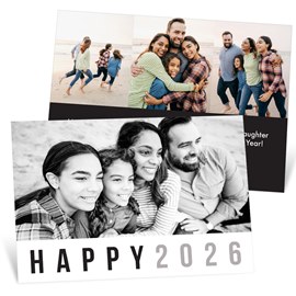 Modern Year - New Year Card