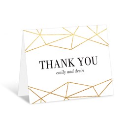 Sparkling Geo - Thank You Cards