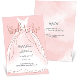 Bridal Gown - Bridal Shower Invitations