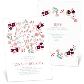 Floral Whimsy - Bridal Shower Invitations