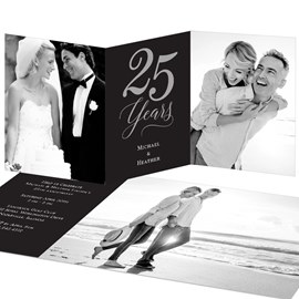 Silver Years - Anniversary Invitation