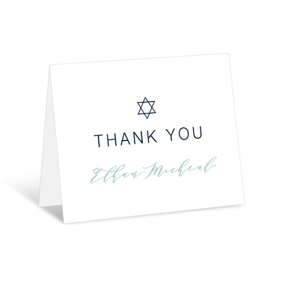 Minimalist Star - Thank You Card
