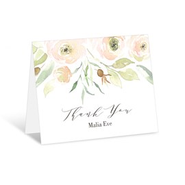 Lovely Floral - Thank You Card