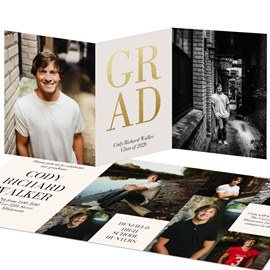 Shining Classic - Graduation Invitations