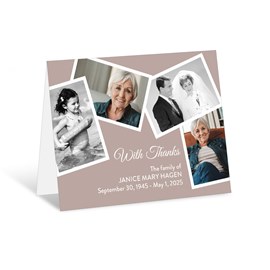 With Thanks - Thank You Card