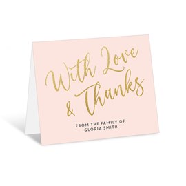 Love and Thanks - Thank You Card