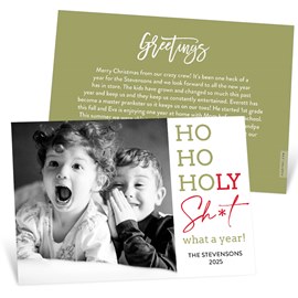 Ho Ho Holy - New Year Card