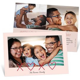 Hearts and Kisses - Valentine's Day Card