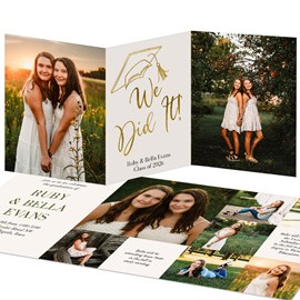We Did It - Graduation Party Invitations