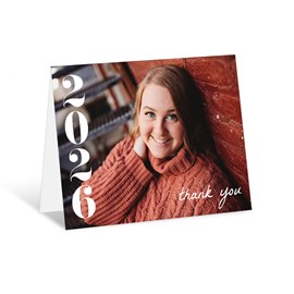 Bold Year - Graduation Thank You Card
