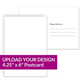 Upload Your Design - 4.25 x 6 Christmas Postcard